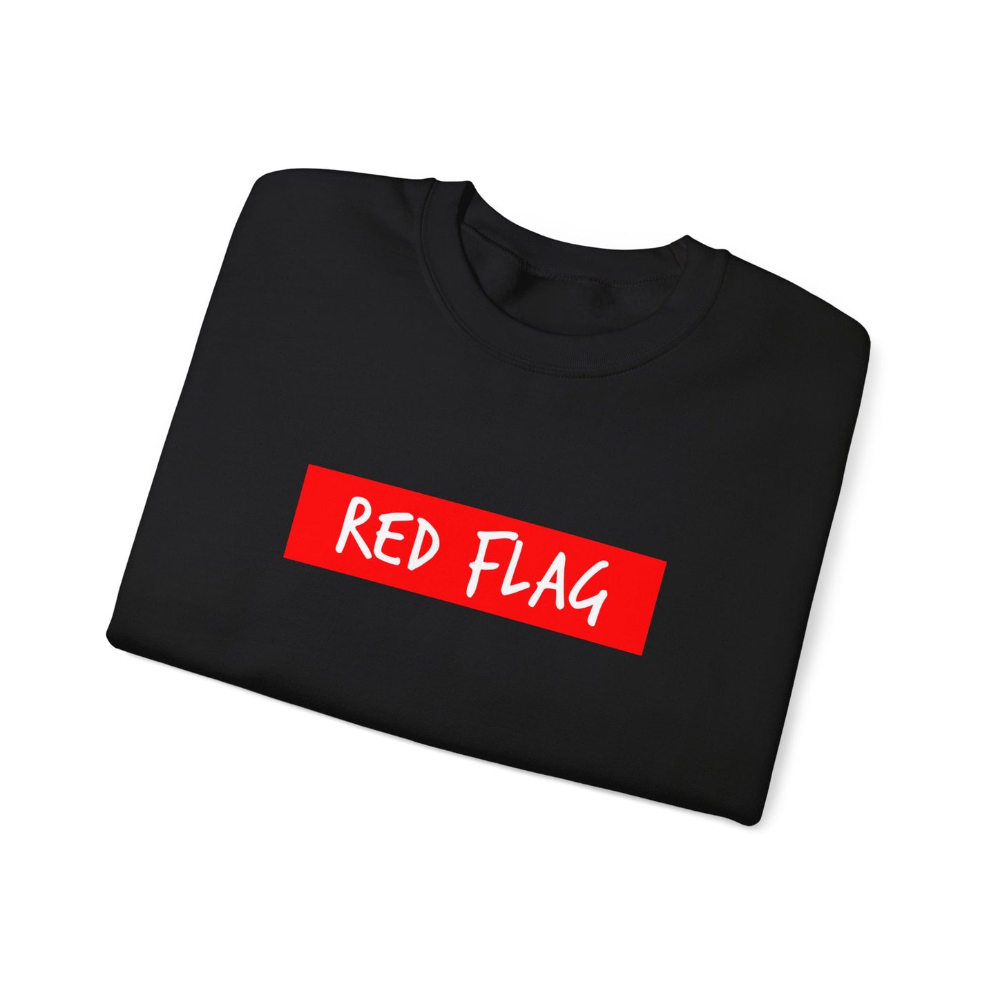 Red Flag Tab Unisex Heavy Blend™ Crewneck Sweatshirt
