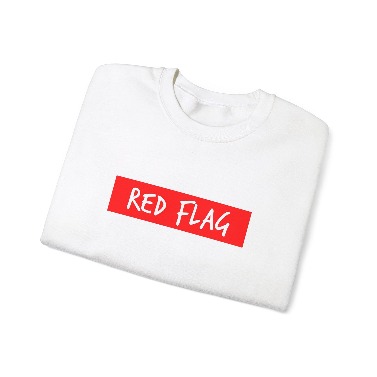 Red Flag Tab Unisex Heavy Blend™ Crewneck Sweatshirt