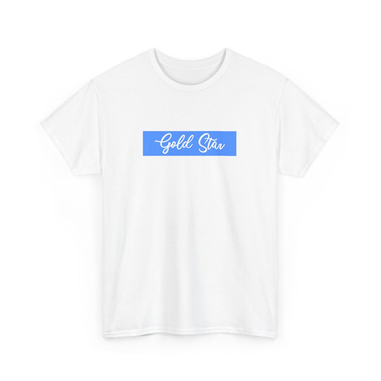 Blue Tab Gold Star Unisex Heavy Cotton Tee