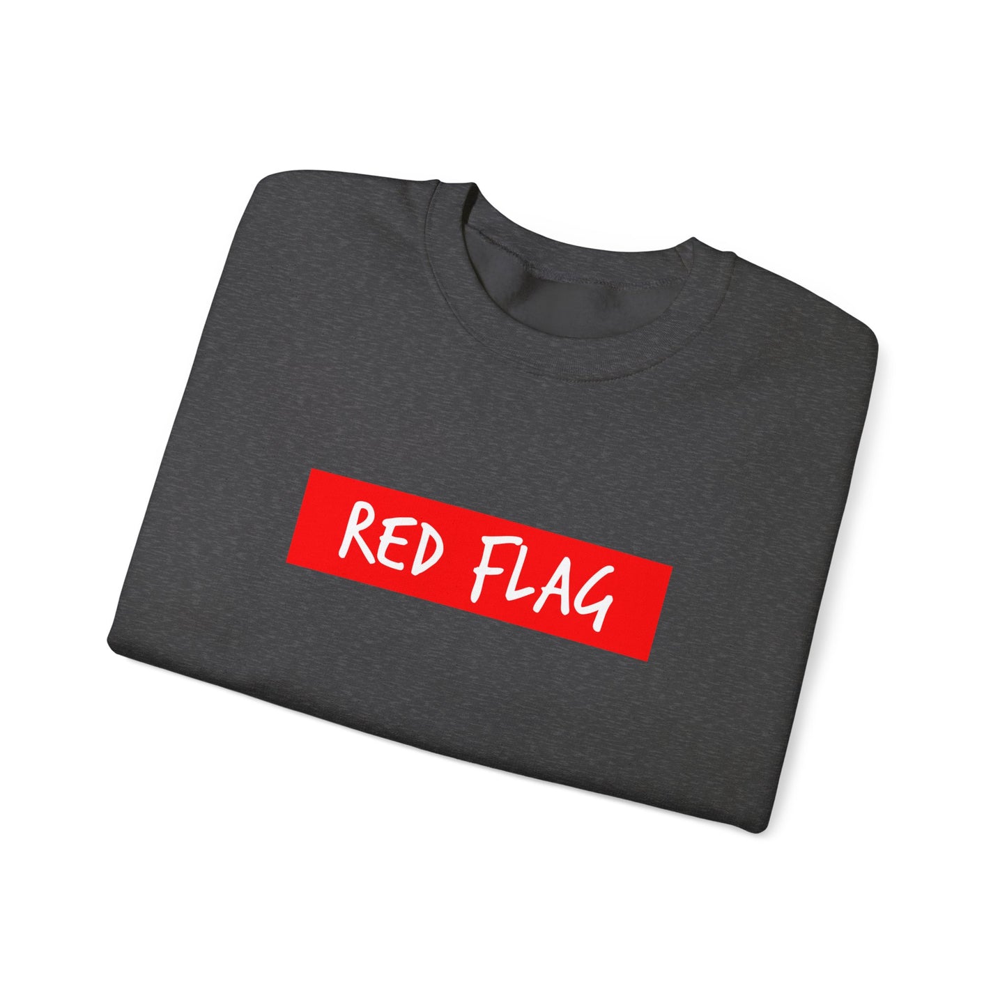 Red Flag Tab Unisex Heavy Blend™ Crewneck Sweatshirt