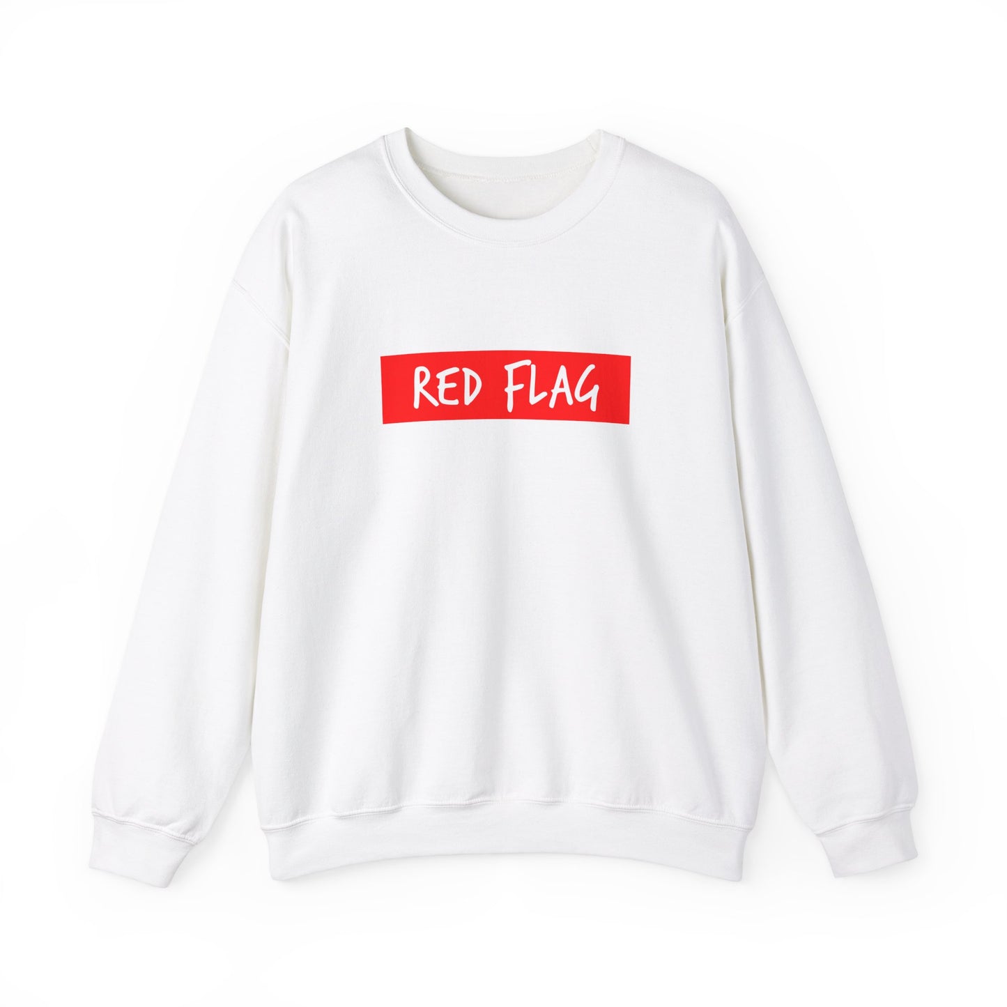 Red Flag Tab Unisex Heavy Blend™ Crewneck Sweatshirt