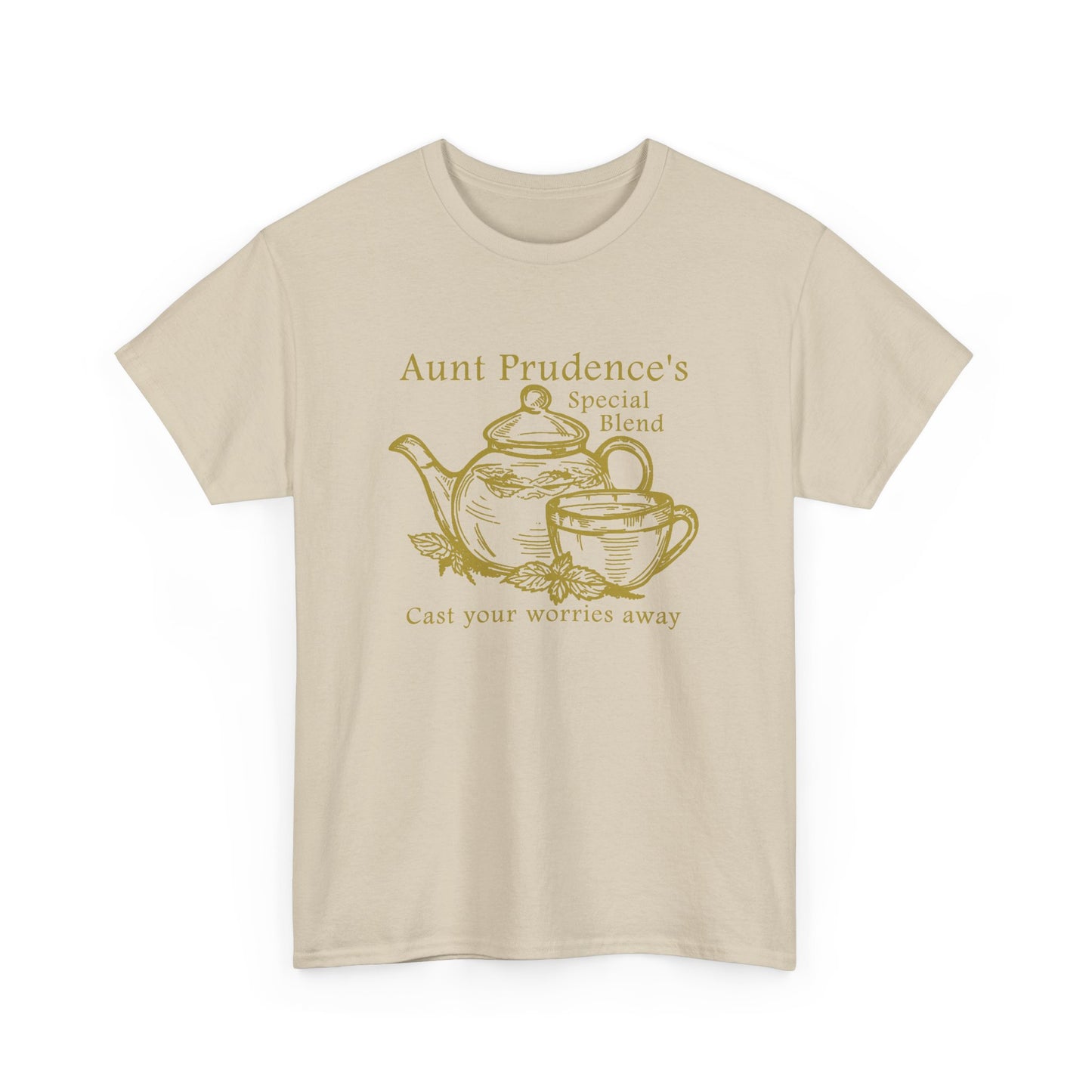 Aunt Prudence's Tea Unisex Heavy Cotton Tee